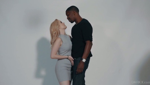 Black lover is licking and fucking captivating pussy of River Fox porn pics