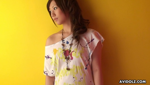 Several dudes examine Riru Ozawa's cunt with vaginal speculum and vibrating egg porn pics