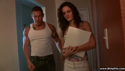 Naughty brunet girl Monica Sexxxton hooks up with one kinky stranger porn pics