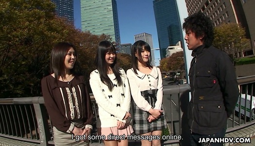 Quite buxom Japanese adventurous chick Asakura Kotomi shares dick for a blowjob porn pics