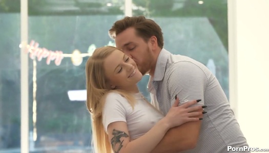 Tattooed cute babe Paris White is making love with her hot blooded boyfriend porn pics