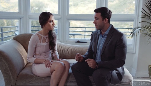 Goody-goody Izzy Lush gives a blowjob and gets laid soon after proposal porn pics