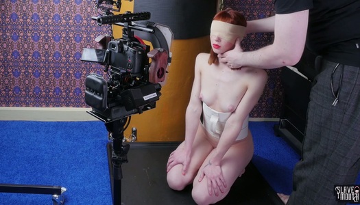 Kinky pervert fucks red lips of tied up and blind folded red head Alexa Nova porn pics