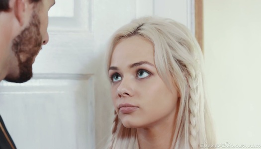 Small tittied coquette Elsa Jean is making love with her new boyfriend porn pics