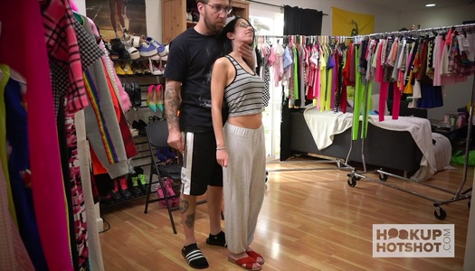 Lecherous teen Alex Coal is changing her clothes porn pics