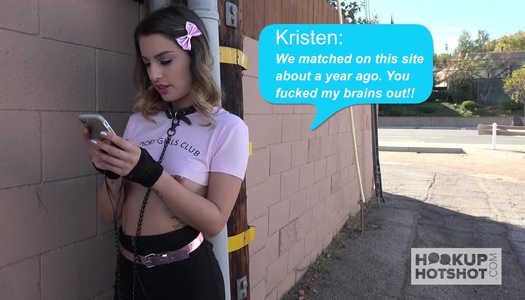 19 yo hormone Kristen Scott hooks up with one professional fucker porn pics