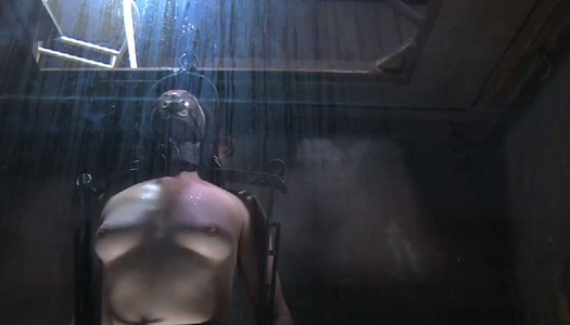 Lila Katt crying with pain in the abandoned basement porn pics