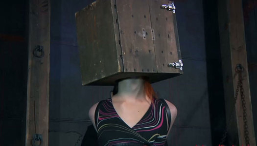Ginger head mistress Damon Pierce has a funny BDSM game porn pics