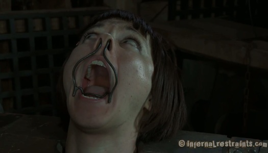 Kinky jade Mei Mara enjoys when the guys stretches her nose wings and mouth lips with a special tool porn pics