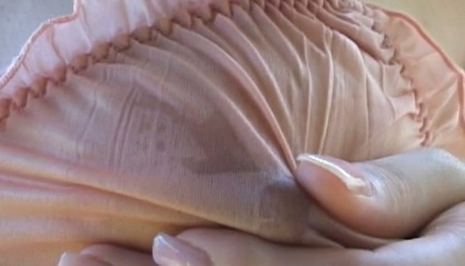 Megami no Sugao masturbates with the heel of her shoes porn pics