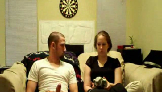 Chubby face whore blows her boyfriend's dick in an explicit homemade video porn pics