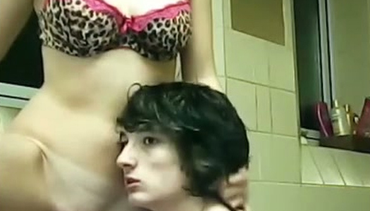 Cute emo girl sucks cock and  rubs her clit porn pics