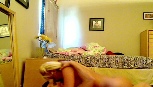 For blonde slut Briana Blair it is too boring to fuck on the bed porn pics